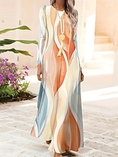 Naisten Maksimekko A linjainen mekko Vapaa-aika Boheemi Päivittäin Pyhäpäivä Normaali Geometrinen Abstrakti Pitkähihainen Tiukka pyöreä kaula-aukko Sininen Oranssi Apila Kevät Syksy halpa Taide ja Suunnittelu Mekko-Naisten Maksimekko A linjainen mekko Vapaa-aika Boheemi Päivittäin Pyhäpäivä Normaali Geometrinen Abstrakti Pitkähihainen Tiukka pyöreä kaula-aukko Sininen Oranssi Apila Kevät Syksy