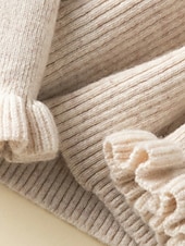 Pentru femei Pulover Plover Șic Stradă Casual Culoare solidă Guler Pe Gât Tricotat Manșon Lung Topuri obișnuite Tricotat Zilnic Ieșire Sfârșit de săptămână Negru Alb Toamnă Iarnă ieftine Culori Solide-Pentru femei Pulover Plover Șic Stradă Casual Culoare solidă Guler Pe Gât Tricotat Manșon Lung Topuri obișnuite Tricotat Zilnic Ieșire Sfârșit de săptămână Negru Alb Toamnă Iarnă