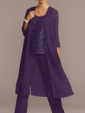 economico impacchi della madre-Shrug in Chiffon a Manica Trequarti Cappotto per Festa Sera Madre della Sposa Invitati al Matrimonio Semplice Wrap Nuziale in Colore Puro per impressionare