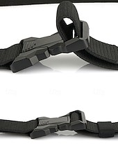 abordables Ceintures pour hommes-Ceinture tactique en nylon élastique pour homme avec boucle à dégagement rapide, ceinture en sangle réglable de style militaire pour la randonnée en plein air, le travail et le port quotidien