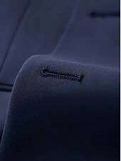 voordelige Bruiloftspakken-Heren Bruiloft Trouwpakken Ingesneden revers Zwart Bordeaux Jurken Effen Standaard pasvorm 3-delige set Enkele rij knopen met twee knopen