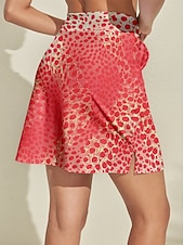 voordelige Golfbroeken-Dames Tennisrok Golfrok Rood Rokken Dames golfkleding kleding outfits draag kleding