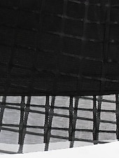 billige Festkjoler-Dame الالتفاف A-linje Mote Fritid Midi Høy Midje Skjørt عادي Lomme Multi Layer Tyll Mikroelastisk Gate Daglig Svart Vår Polyester