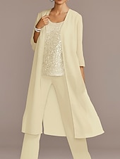 economico impacchi della madre-Shrug in Chiffon a Manica Trequarti Cappotto per Festa Sera Madre della Sposa Invitati al Matrimonio Semplice Wrap Nuziale in Colore Puro per impressionare
