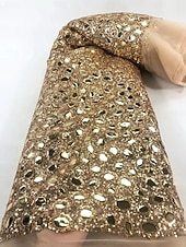 cheap Mermaid Evening Dresses-Mermaid / Trumpet Floor Length Prom Dresses Evening Gown Ball Gown Formal Dress Elegant Vintage Color Block Long Sleeve V Neck Formal Wedding Sequined Velvet with Glitter Pleats Sequin