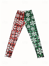 Жен. Леггинсы Мода Классический На каждый день Полная длина ЗавышеннаяPantsНовогодняя тематика Графика Снеговик В снежинку Рисунок Сохраняет тепло Мягкий Дышащий Эластичная Недорогие Рождественские штаны-Жен. Леггинсы Мода Классический На каждый день Полная длина ЗавышеннаяPantsНовогодняя тематика Графика Снеговик В снежинку Рисунок Сохраняет тепло Мягкий Дышащий Эластичная