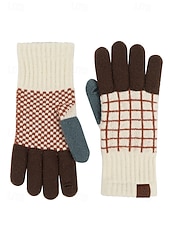 abordables Accessoires de Noël-gants d&#039;hiver tricotés pour femmes avec fonction écran tactile, mitaines en laine chaudes en plusieurs couleurs, cadeau de Noël pour l&#039;extérieur, vêtements décontractés et de vacances