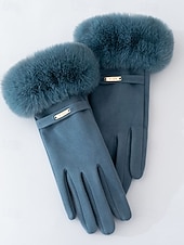 Femmes 1 Paire Bouts des doigts / Gants hiver Streetwear / Extérieur Gants - Couleur Unie Doigt complet abordables Gants-Femmes 1 Paire Bouts des doigts / Gants hiver Streetwear / Extérieur Gants - Couleur Unie Doigt complet