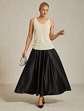 preiswerte Einfacher Tank-Damen Camisole-Tanktop Elegant Party Ärmellos V Ausschnitt Normale Oberteile Hochzeitsgast Party-Abendmode Niete Glitzer Perlenbesetzt Champagner Sommer Frühling Herbst