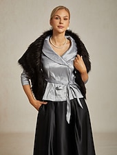 Mulheres Blusa Tops de noite Elegante Metálico à moda Manga 3/4 Decote V Tops regulares Convidado do casamento Festa de Noite Semi formal gravata na frente Cinzento Primavera / Outono / Inverno baratos Tops elegantes-Mulheres Blusa Tops de noite Elegante Metálico à moda Manga 3/4 Decote V Tops regulares Convidado do casamento Festa de Noite Semi formal gravata na frente Cinzento Primavera / Outono / Inverno