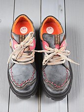 tanie Buty do kostki-Damskie, zielone, skórzane, sznurowane, grube, codzienne buty z prawdziwej skóry – skórzane buty w stylu retro typu oxford, idealne na jesienną modę i spacery na świeżym powietrzu