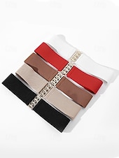 baratos Dia dos Namorados-cinto elástico feminino com fivela de metal vintage, cinto largo e elástico em várias cores, acessório para vestido de festa de Natal e presente