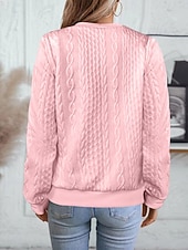 billiga casual jackor-Dam Vardaglig jacka Bekväm Andningsfunktion Dragkedja Ledigt Slät Semester Gata Ledigt Dagliga kläder Dragkedja Normal Hög krage Normal Långärmad Ytterkläder Vit Rodnande Rosa Blå Vår Höst