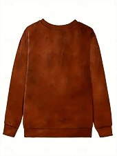 preiswerte Blumen-Hoodies-Damen Pullover Sweatshirt Druck Blumen Grafik Mode Lässig Langarm Rundhalsausschnitt Normale Oberteile Straße Alltagskleidung Blau Schwarz Purpur Orange Grün Frühling Herbst Winter