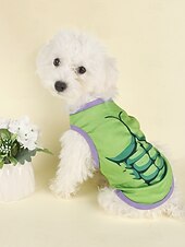 preiswerte Hundebekleidung &amp; Zubehör-1 Stück Halloween-Spinnen-Haustierwesten | Polyester | atmungsaktiv, flohsicher | Hunde- und Katzenhemden | drinnen/draußen | Hoodie-Stil