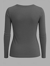 levne Humor &amp; Citáty tričko-Dámské Tričko Grafika Písmeno Vinobraní Módní stylové Dlouhý rukáv Tričkový Kulatý Běžné topy Denní Víkend Tisk Černá Rubínově červená Vodní modrá Šedá Jaro Podzim