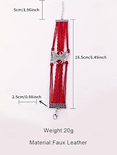 baratos Pulseira Feminina-Pulseira feminina de Natal multicamadas com pingente de borboleta e amor, joias trançadas ajustáveis em várias cores para festas de fim de ano e presentes