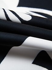 abordables Pantalons-pantalon femme noir imprimé floral jambe droite satin vacances décontracté quotidien printemps été automne