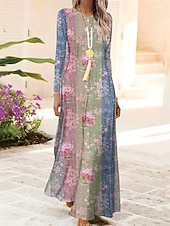 Naisten Maksimekko A linjainen mekko Vapaa-aika Boheemi Päivittäin Pyhäpäivä Normaali Geometrinen Abstrakti Pitkähihainen Tiukka pyöreä kaula-aukko Sininen Oranssi Apila Kevät Syksy halpa Taide ja Suunnittelu Mekko-Naisten Maksimekko A linjainen mekko Vapaa-aika Boheemi Päivittäin Pyhäpäivä Normaali Geometrinen Abstrakti Pitkähihainen Tiukka pyöreä kaula-aukko Sininen Oranssi Apila Kevät Syksy