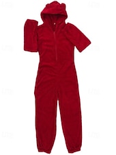 tanie Kombinezony krótkie i długie damskie-Damskie Normalny Kombinezon Moda miejska Jednokolorowe Długi rękaw Kaptur Zamek Urlop Codzienny Luźna Czarny Wino Czerwony Jesień