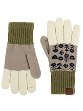 abordables Accessoires de Noël-gants d&#039;hiver tricotés pour femmes avec fonction écran tactile, mitaines en laine chaudes en plusieurs couleurs, cadeau de Noël pour l&#039;extérieur, vêtements décontractés et de vacances
