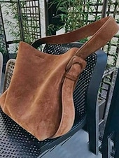 olcso Kézitáskák és bevásárlótáskák-női velúr válltáska - bohém stílusú, nagy kapacitású, hétköznapi vintage csavargótáska, mindennapi munkához, utazáshoz és vásárláshoz alkalmas