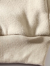 economico Giubbotti Casual-Per uomo Giacca Invernale Giacca in Pile Giacca Casual Vacanza Quotidiano Calore Termico Tasca Pile Autunno Inverno Semplice Moda Streetwear Collo alla coreana Regolare Nero Cachi Verde militare