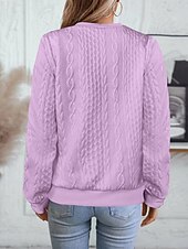 billiga casual jackor-Dam Vardaglig jacka Bekväm Andningsfunktion Dragkedja Ledigt Slät Semester Gata Ledigt Dagliga kläder Dragkedja Normal Hög krage Normal Långärmad Ytterkläder Vit Rodnande Rosa Blå Vår Höst