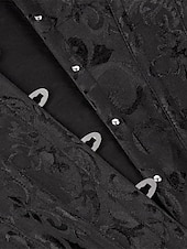 Χαμηλού Κόστους Κορσέδες-Γυναικεία Κορσέδες Shapewear Μέσης Cincher Διαμορφωτικός Ρουχισμός Σέξι κορσέ Σέξι Γλυκός Μονόχρωμες Σουρωτά Εξώπλατο Διακοπές Δρόμος Ημερομηνία Αμάνικο Κορσές Μαύρο Λευκό Μπεζ Άνοιξη Φθινόπωρο