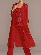 economico impacchi della madre-Shrug in Chiffon a Manica Trequarti Cappotto per Festa Sera Madre della Sposa Invitati al Matrimonio Semplice Wrap Nuziale in Colore Puro per impressionare
