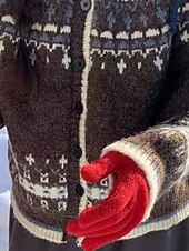 billige stygg genser-Dame Genser Kofte Fair Isle genser Årgang Mote Fritid Geometrisk Riflet Med hette Knapper Strikket Trykt mønster Langermet Vanlige topper Strikke Jul utendørs Daglig kaffe Høst Vinter