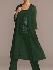 economico impacchi della madre-Shrug in Chiffon a Manica Trequarti Cappotto per Festa Sera Madre della Sposa Invitati al Matrimonio Semplice Wrap Nuziale in Colore Puro per impressionare