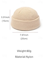 olcso Férfi kalapok-Férfi kötött sapka - puha és kényelmes, bordázott kialakítás, ideális téli és karácsonyi ajándéknak