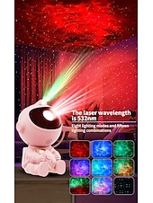 preiswerte Weihnachtsgeschenklichter-Astronauten Sternprojektor Geschenk Galaxie Licht für Kinder 8 Modi Fernbedienung und 270 einstellbare LED-Lichter für Schlafzimmer Mädchen Zimmer Dekoration Heimkino Decke