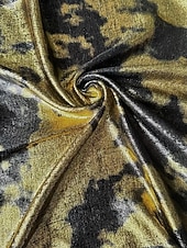 ieftine Rochii de seară sirenă-Trompetă / Sirenă Rochii de seara Elegant Rochie formală Oficial Nuntă Lungime Podea Manșon Lung Dantelate Buzunar Satin cu Imprimeu Floral 2025