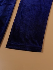 ieftine Rochii Party-Pentru femei Rochii Midi Rochie de catifea Rochie de Cocktail Elegant Modă Modern Serată Dată Sfârșit de săptămână Fit regulat Simplu Manșon Lung În V Albastru piscină Primăvară Toamnă