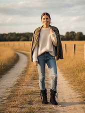 olcso Slouch Boots-Női velúr csizma, fonott bojtos részletekkel, bohém lezser stílusú, kényelmes, lapos talpú cipő, női városi utcai viseletre és mindennapi viseletre.