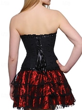 preiswerte Korsetts-Damen Korsett Shapewear Taillenmieder Formende Unterwäsche Sexy Korsett Sexy Süß Einfarbig Rückenfrei Urlaub Straße Date Ärmellos Korsett Schwarz Weiß Rote Sommer Frühling Herbst Winter Figurbetonter