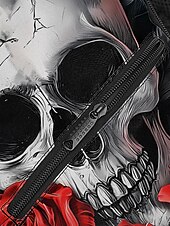 tanie Torby-Męskie Torba przez ramię Saszetka na klatkę piersiową Torba na ramię Poliester Na zewnątrz Halloween Codzienne Zamek Nadruk Duża pojemność Lekki Multi Carry Czaszka Czarny / Złoty Czarny / Czerwony