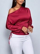 نسائي قميص أنيقة متأنق بقعة سهل أنيق كاجوال كم طويل جفاء قمصان عادية مناسب للبس اليومي مناسب للخارج غير المتماثلة أصفر وردي بلاشيهغ أحمر مشمشي الربيع الخريف رخيصةأون قمصان أنيقة-نسائي قميص أنيقة متأنق بقعة سهل أنيق كاجوال كم طويل جفاء قمصان عادية مناسب للبس اليومي مناسب للخارج غير المتماثلة أصفر وردي بلاشيهغ أحمر مشمشي الربيع الخريف