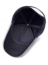 baratos Chapéus Femininos-Boné de beisebol masculino de algodão em várias cores, chapéu casual ajustável com design de remendo, presente de Natal para atividades ao ar livre, esportes e festas