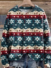 Γυναικεία Πουλόβερ Καθημερινό Μαλακή Νιφάδες χιονιού Κοτλέ Στρογγυλή Ψηλή Λαιμόκοψη Πλεκτό Στάμπα Μακρυμάνικο Κανονικά μπλουζάκια Πλέκω Χριστούγεννα ΕΞΩΤΕΡΙΚΟΥ ΧΩΡΟΥ Καθημερινά Κίτρινο Κρασί Χαμηλού Κόστους Χριστουγεννιάτικα πουλόβερ-Γυναικεία Πουλόβερ Καθημερινό Μαλακή Νιφάδες χιονιού Κοτλέ Στρογγυλή Ψηλή Λαιμόκοψη Πλεκτό Στάμπα Μακρυμάνικο Κανονικά μπλουζάκια Πλέκω Χριστούγεννα ΕΞΩΤΕΡΙΚΟΥ ΧΩΡΟΥ Καθημερινά Κίτρινο Κρασί