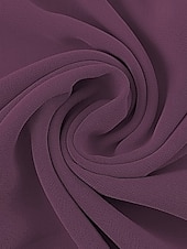 cheap Mom&#039;s Jumpsuits-Sheath Mother of the Bride  Formal Wedding Guest Elegant Vintage V Neck Floor Length Chiffon  Short Sleeve with Pleats Ruched Flower free custom size