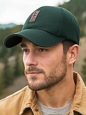 baratos Chapéus Femininos-Boné de beisebol masculino de algodão em várias cores, chapéu casual ajustável com design de remendo, presente de Natal para atividades ao ar livre, esportes e festas