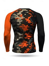 cheap Running Tee &amp; Tank Tops-Men&#039;s Unisex Running T-Shirt Athletic Shirt Gym Shirt Fitness Shirt Workout Shirt Color Block Long Sleeve Tee Tshirt Geometric UPF 50 UV Resistant Soft Sweat wicking Mountain Bike / MTB Gym Workout