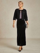 ieftine Palto trench-Pentru femei Jachetă Palton Cald Ștrasuri Elegant Oficial Petrecere Invitat la nunta Muncă Scurt Crewneck Fit regulat Manșon Lung Îmbrăcăminte exterioară Negru Primăvară Toamnă