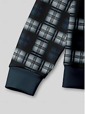 halpa Miesten golfvaatteet-Miesten Poolopaita Tumman vihreä Pitkähihainen Topit Golfasut Vaatteet Asut Wear Apparel