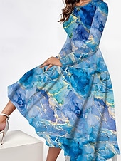 Femmes Robe Longue Maxi Robe Robe bohème Élégant ancien Mode Extérieur Soirée Quotidien Coupe régulière Graphique Papillon manche longue Col ras du cou Aqua bleu Jaune Rose Claire Bleu Printemps abordables Robe Boho-Femmes Robe Longue Maxi Robe Robe bohème Élégant ancien Mode Extérieur Soirée Quotidien Coupe régulière Graphique Papillon manche longue Col ras du cou Aqua bleu Jaune Rose Claire Bleu Printemps