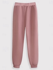  Γυναικεία Σετ δύο τεμαχίων Φόρμα Σετ παντελονιών Μακρυμάνικο Στρογγυλή Ψηλή Λαιμόκοψη Γραφική Γράμμα Κορδόνι Στάμπα Ζεστό Καθημερινά Causal Καθημερινά Θαλασσί Μαύρο Σκούρο Ροζ Φθινόπωρο Κανονικό