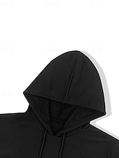 preiswerte Sweatshirt- und Hoodie-Kleider-Damen Minikleid Kapuzenkleid Mode Modern Täglich Ausgehen Normale Passform Herz Langarm Mit Kapuze Schwarz Frühling Herbst